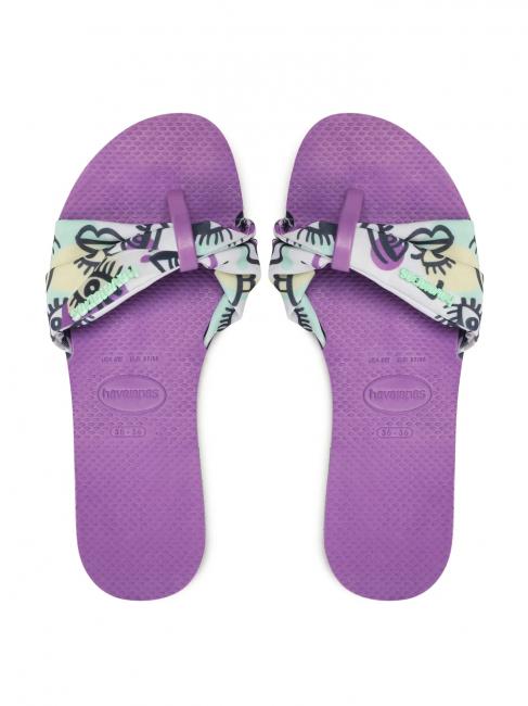 HAVAIANAS YOU SAINT TROPEZ CITY Sandalias violeta - Zapatos Mujer