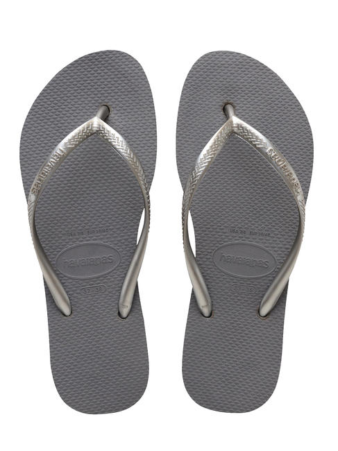 HAVAIANAS SLIM FLATFORM SLIM FLATFORM Chanclas de mujer acero / gris - Zapatos Mujer