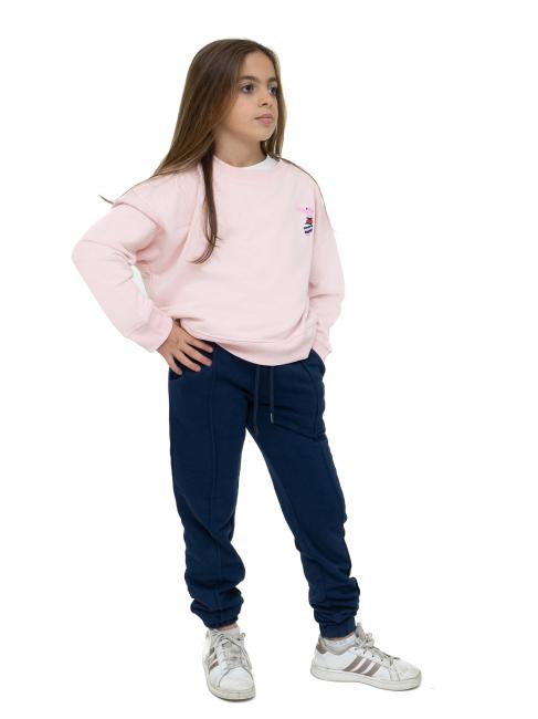 TRUSSARDI KAMAZO Conjunto sudadera y pantalón polvo rosa - Chándales para niños