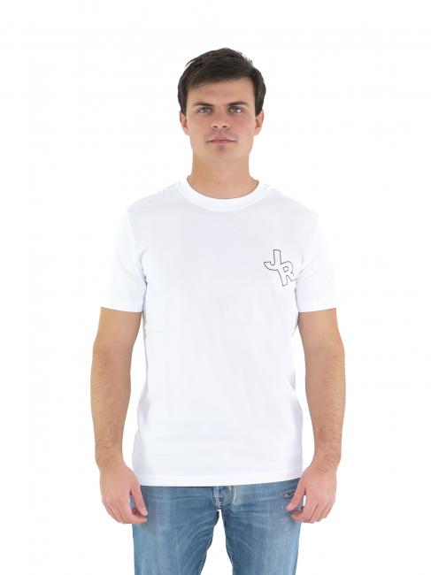 JOHN RICHMOND FOOLYT Camiseta con logo estampado en la espalda óptico blanco - camiseta