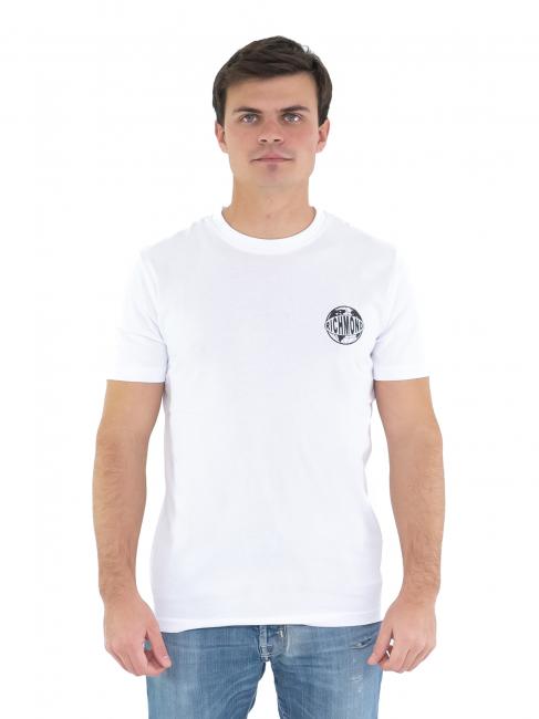 JOHN RICHMOND HARUK Camiseta con estampado en la espalda óptico blanco - camiseta