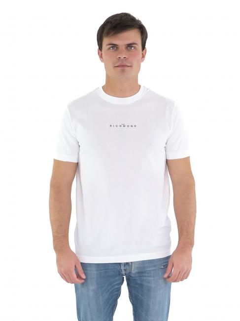 JOHN RICHMOND SKAYER playera con logo central óptico blanco - camiseta