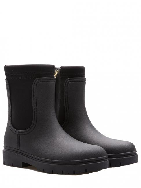 TOMMY HILFIGER RAIN BOOT ANKLE Botines impermeables NEGRO - Zapatos Mujer