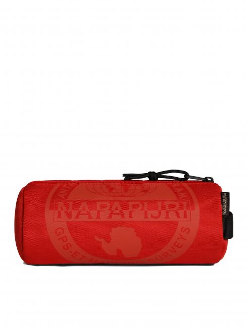 NAPAPIJRI HAPPY PC 4 Estuche tubular con brazalete amapolas rojas - Estuches y Accesorios