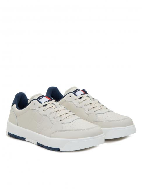 TOMMY HILFIGER EMBOSSED BASKETBALL TRAINERS Zapatillas beige pedregoso - Zapatos Hombre