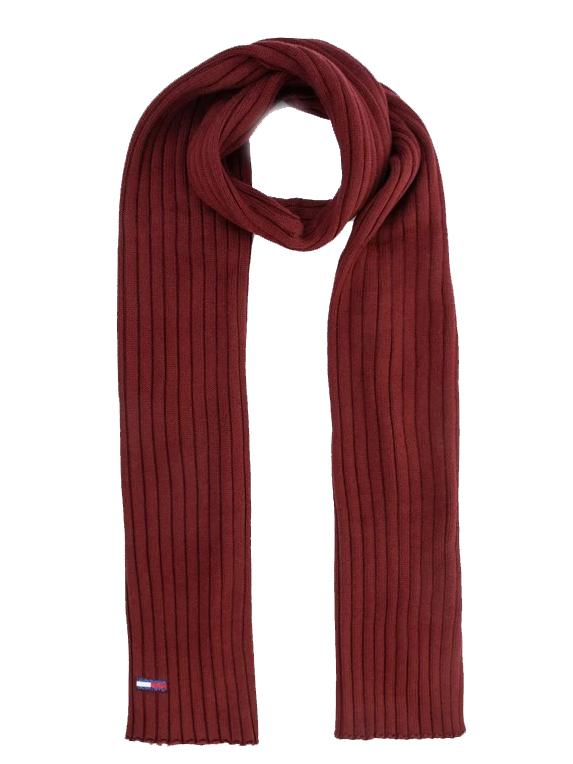 Tommy Hilfiger Tommy Flag Bufanda Canalé Colorete Profundo - ¡Compra A Precios De