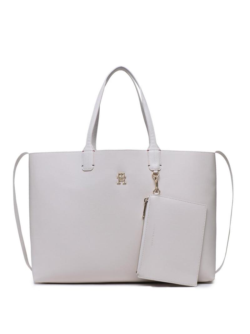 Hilfiger Tommy Solid Bolsa De La Compra Con Bolsita Pluma - ¡Compra A Precios De Outlet!