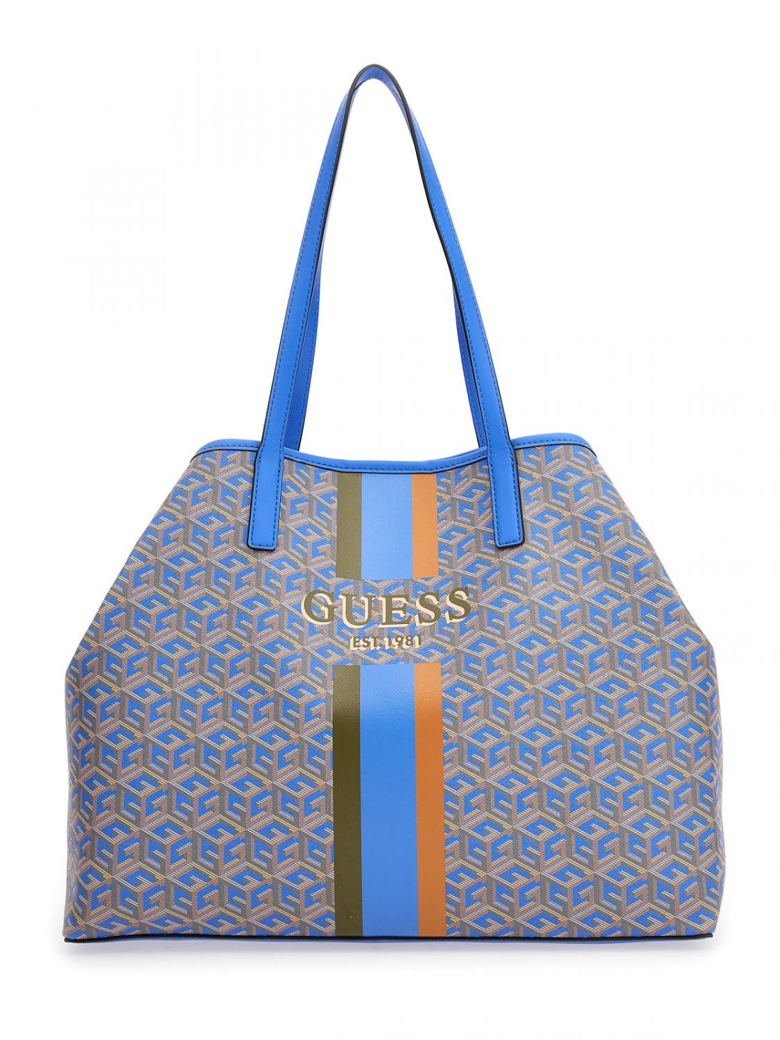 Guess Vikky Bolso Tote Grande Con Estampado Over Logotipo - ¡Compra En Le Sac