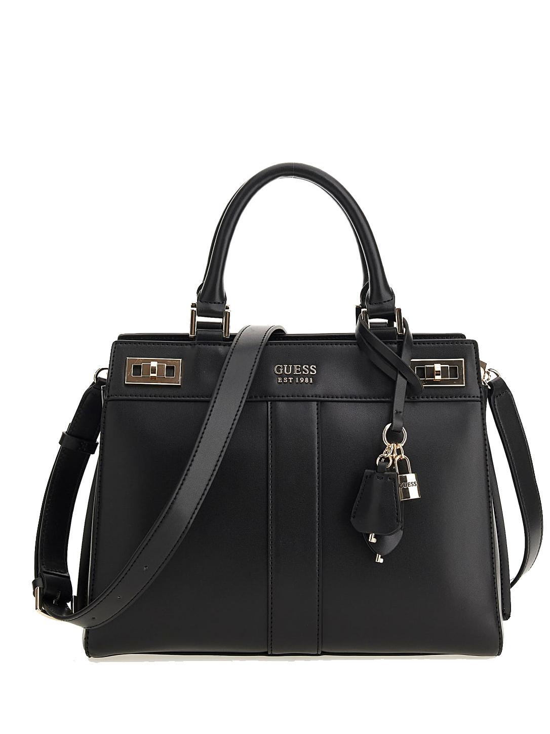 Guess Katey Bolso De Mano Con Bandolera Negro ¡Compra En Le