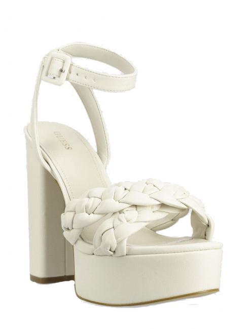 GUESS GABIRA 13 sandalias de tacón blanco - Zapatos Mujer