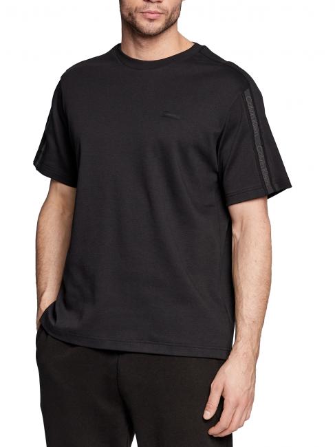 CALVIN KLEIN LOGO TAPE COMFORT Camiseta de manga corta Ck negro - camiseta