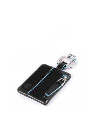 PIQUADRO BLUE SQUARE Llavero con Connequ negro - Llaveros - 1