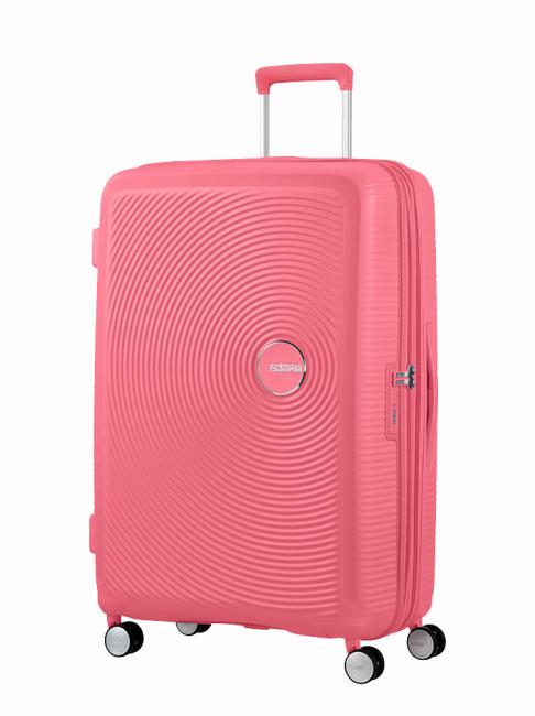 AMERICAN TOURISTER Maletas SOUNDBOX, medida grande, expandible coral besado por el sol - Trolley Rígidos