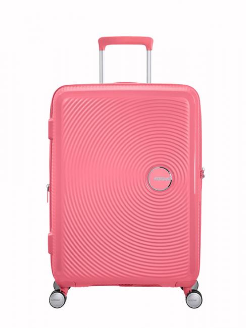 AMERICAN TOURISTER SOUNDBOX SPINNER Carro mediano, expandible coral besado por el sol - Trolley Rígidos