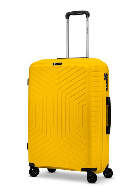 R RONCATO HEXA carro de tamaño mediano amarillo - Trolley Rígidos