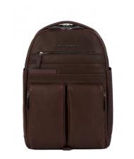 PIQUADRO PAAVO Mochila para portátil de 15,6", en piel - Mochilas para portátil