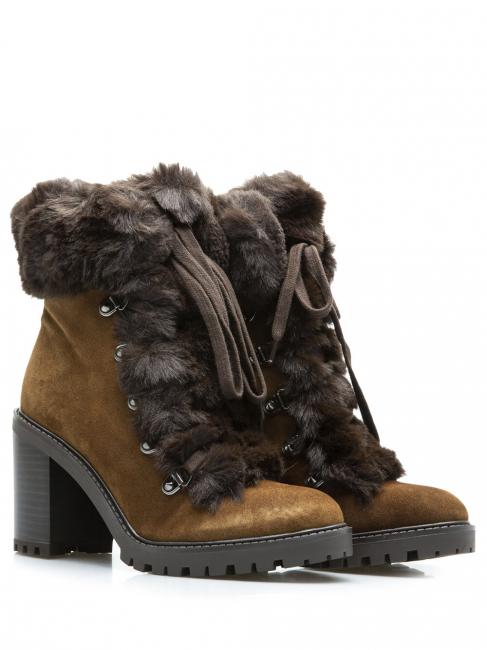 GUESS GALWAY 3 Botas altas bronceado - Zapatos Mujer