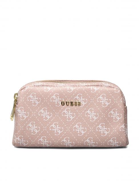 GUESS Beauty case doppia zip  logotipo de rosa - Neceser