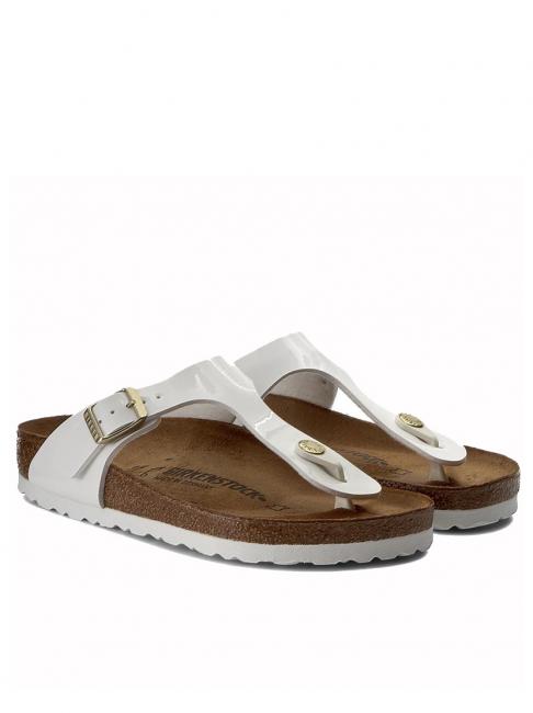 BIRKENSTOCK GIZEH Chanclas Birko-Flor blanco - Zapatos Mujer