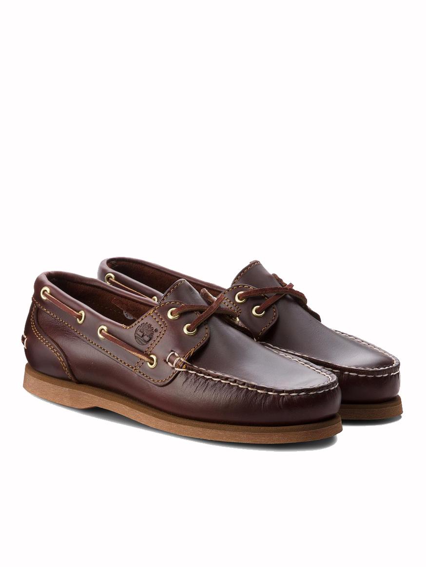 Timberland Boat Amherst Mocas n De Piel Marr n Compra A Precios