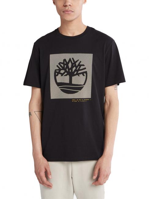 TIMBERLAND GRAPHIC camiseta con gráfico de árbol NEGRO - camiseta