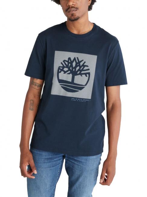 TIMBERLAND GRAPHIC camiseta con gráfico de árbol zafiro oscuro - camiseta