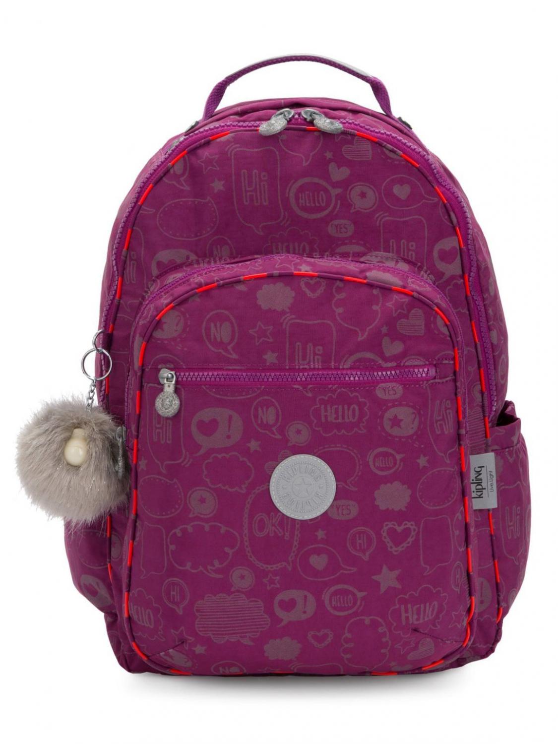 MOCHILA KIPLING SEOUL ROSA