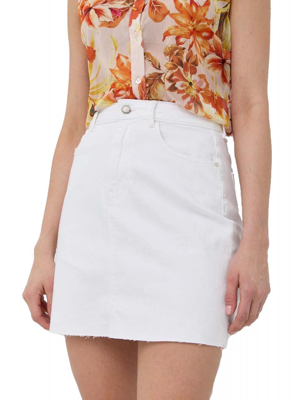 Guess Swani Falda Corta De Algod n El stico Callado W. Compra A