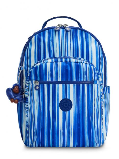 KIPLING SEOUL KIDS Mochila para portátil de 15" rayas reales - Mochilas Escuela & Tiempo Libre