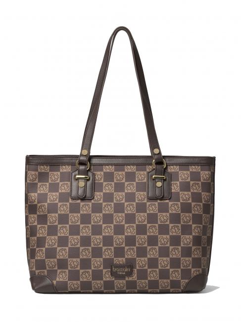 BRACCIALINI MONORANGE Bolso shopper de hombro Marrón - Bolsos Mujer