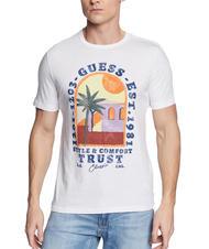GUESS PALM WINDOW Camiseta estampada purwhite - camiseta - 1