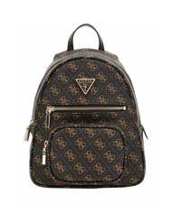 GUESS ECO ELEMENTS mochila con logo estampado marr&oacute;n - Bolsos Mujer - 1