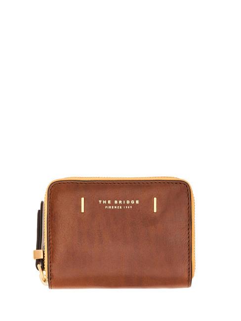 THE BRIDGE CHIARA Cartera pequeña en piel BROWN - Carteras Mujer
