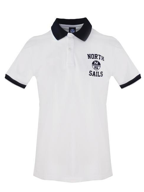 NORTH SAILS Polo cotone elasticizzato  blanco - camisa polo
