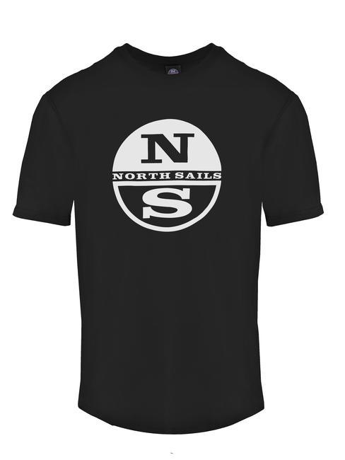 NORTH SAILS LOGO PRINT Camiseta de algodón negro - camiseta