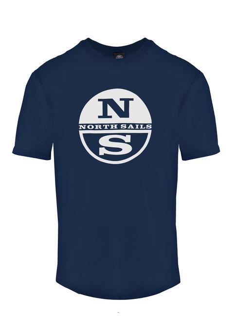 NORTH SAILS LOGO PRINT Camiseta de algodón azul marino - camiseta