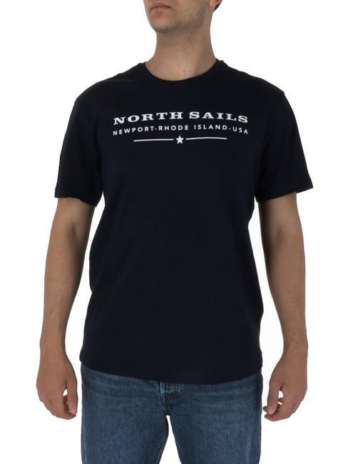 NORTH SAILS NEWPORT - RHODE ISLAND Camiseta de algodón negro - camiseta