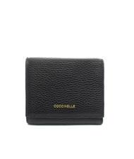 COCCINELLE PRINTED LOGO Minicartera en piel negro - Carteras Mujer - 1