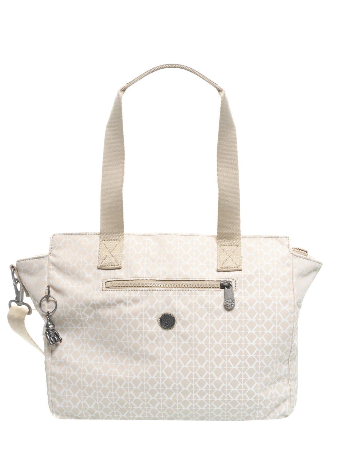 Kipling Dorthy Bolso Bandolera Con Bandolera Beige Característico - ¡Compra  A Precios De Outlet!