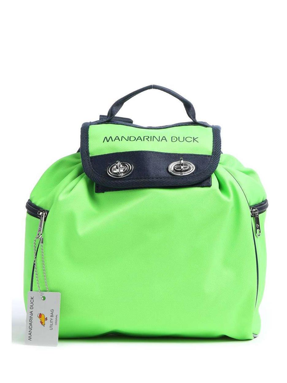 Mandarina Duck Utility Mochila Verde Fluorescente - Precios De