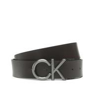 CALVIN KLEIN CK METAL BOMBE REV Cinturón de piel de doble faz - Cinturones