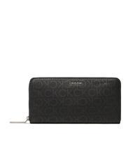 CALVIN KLEIN CK MUST EPI MONO Cartera grande con cremallera blackmono - Carteras Mujer - 1