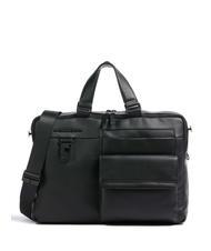 PIQUADRO FINN Malet&iacute;n para port&aacute;til de 15,6", en piel negro - Maletines de Trabajo - 1