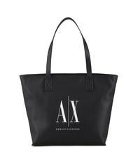 ARMANI EXCHANGE A|X LOGO Bolso shopper de hombro negro - Bolsos Mujer - 1