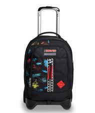 SEVEN SCRATCH BOY JACK Mochila trolley de 2 ruedas desmontable negro - Mochilas con ruedas - 1