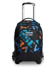 SEVEN MELT BOY JACK Mochila trolley de 3 ruedas desmontable negro - Mochilas con ruedas - 1