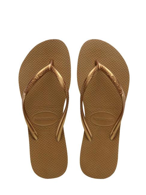 HAVAIANAS Chanclas SLIM bronce - Zapatos Mujer