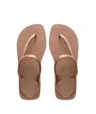 HAVAIANAS FLASH URBAN  sandalias flip flop rosa / oro - Zapatos Mujer - 1