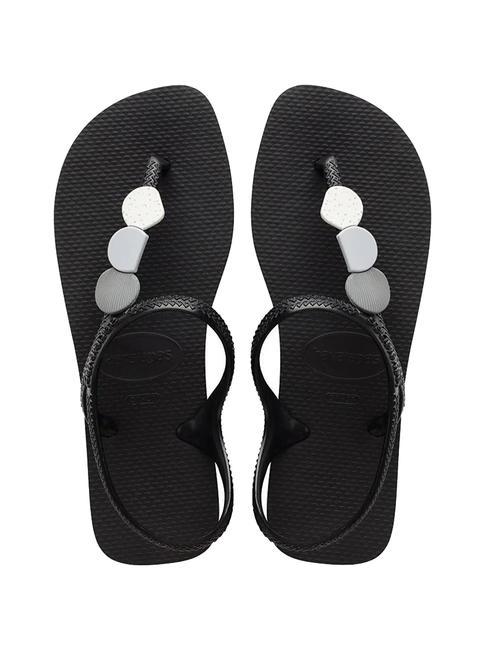 HAVAIANAS FLASH URBAN PLUS sandalias flip flop negro negro - Zapatos Mujer
