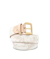 ALVIERO MARTINI PRIMA CLASSE GEO WHITE cinturón recortable - Cinturones